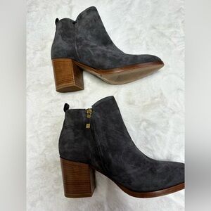Alberto Fermani Charcoal Ankle Booties